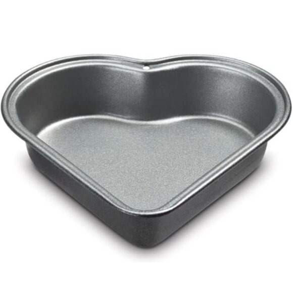 Cuisinart 4-Pc Mini Heart Pan Set Small Non-Stick Black - Picture 3 of 4